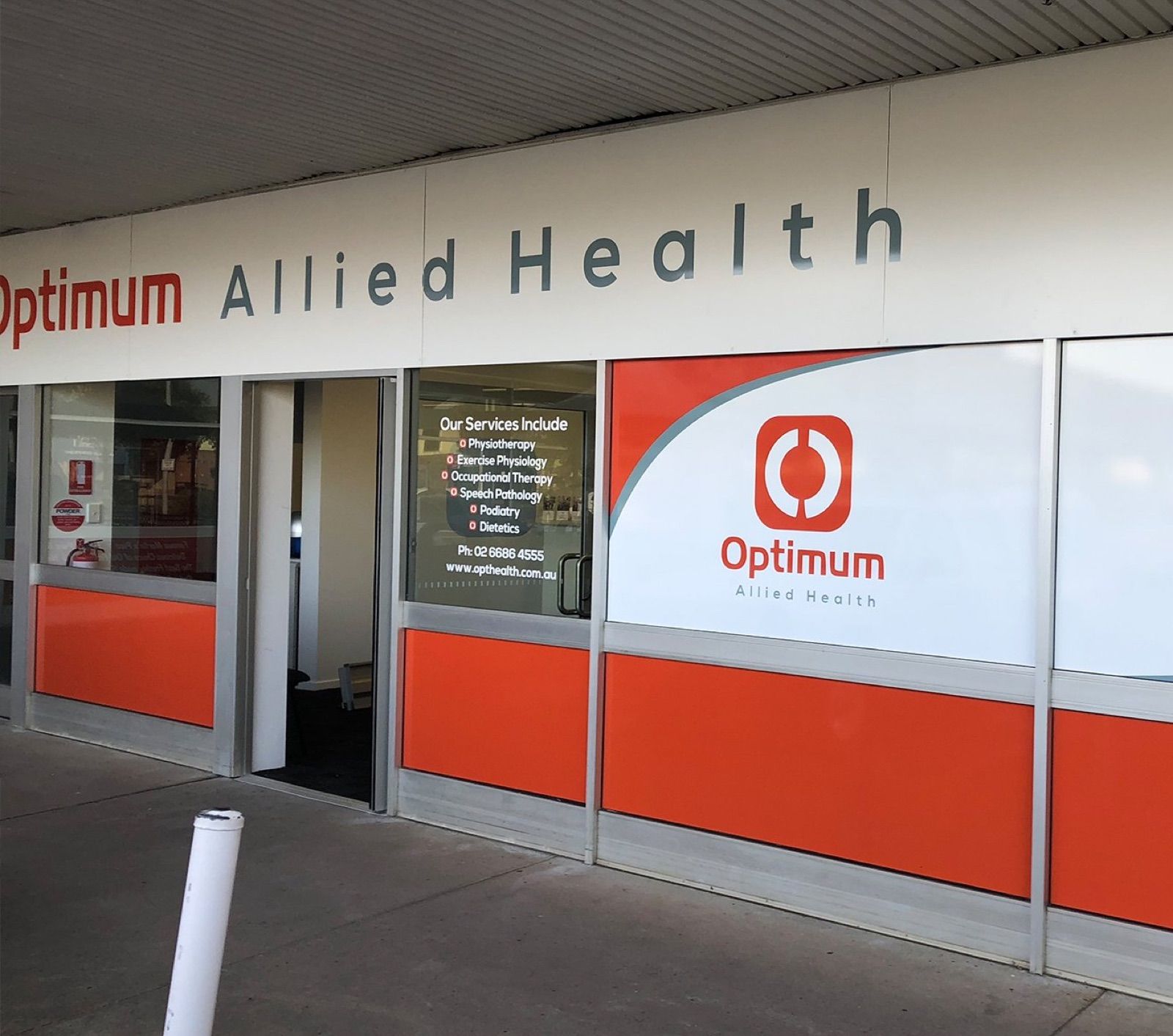 Optimum Allied Health clinic at 92 Tamar Street, Ballina