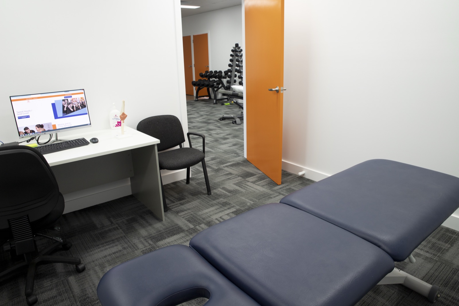 Assessment room at Optimum Allied Health Tweed Heads