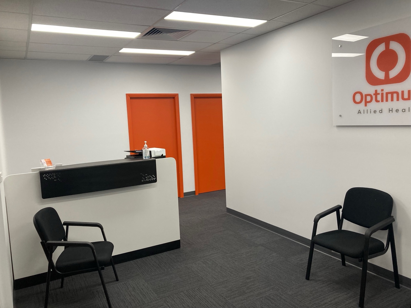 Reception at Optimum Allied Health Coffs Harbour