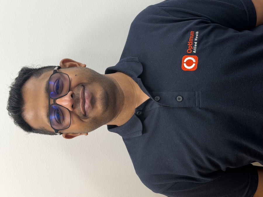 Arun Karumathil, physiotherapist at Optimum Allied Health Tweed Heads
